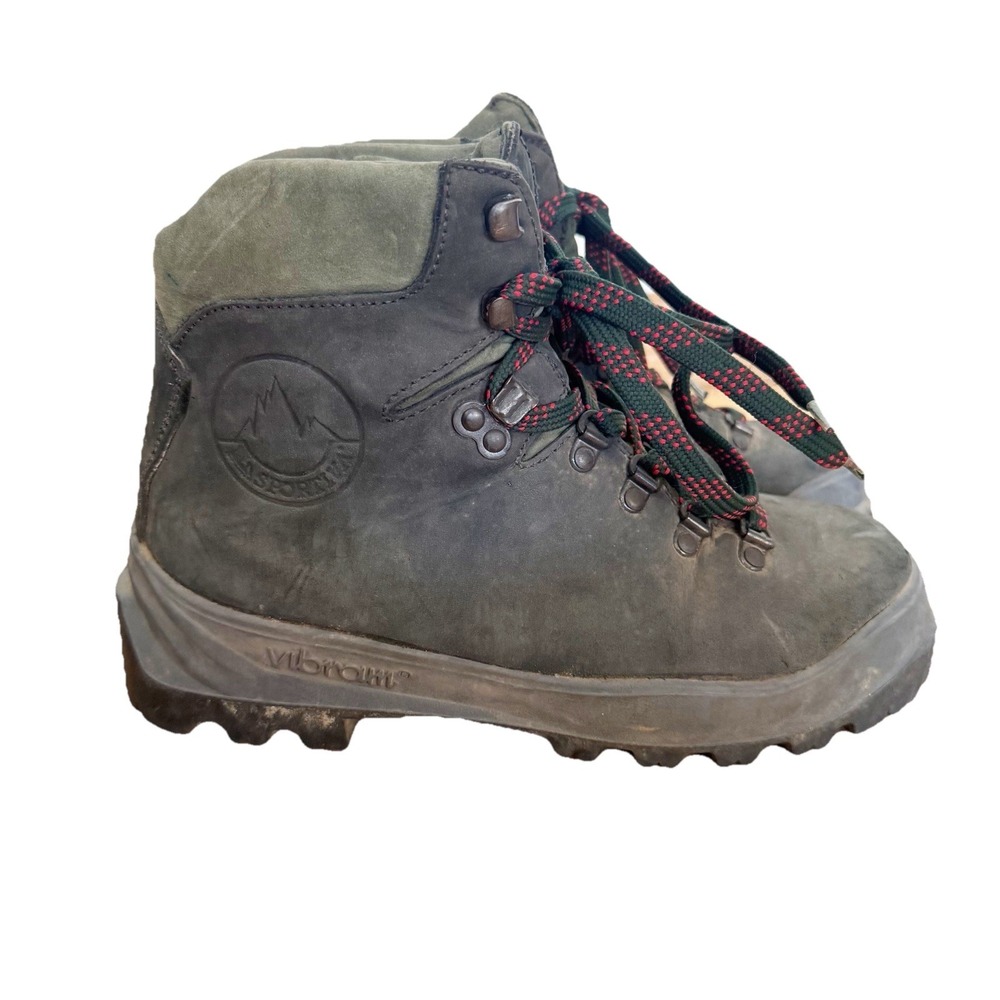 Vtg La Sportiva Tested by Jeff Lowe Hiking Boots Size Mens 7.5 Womens 9‎
